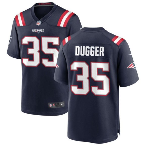 Men’s New England Patriots #35 Kyle Dugger Navy Blue 2020 NEW Vapor Untouchable Stitched NFL Nike Limited