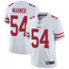 Men’s San Francisco 49ers #54 Fred Warner White Vapor Untouchable Limited Player Football Jersey