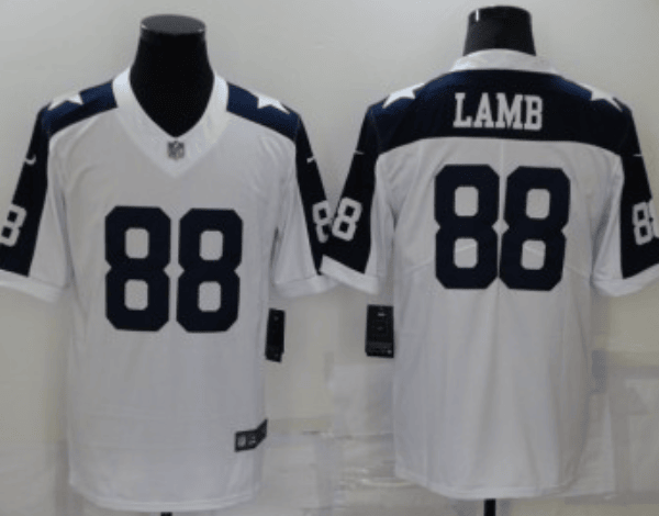 Men’s Dallas Cowboys #88 CeeDee Lamb White Thanksgiving 2020 NEW Vapor Untouchable Stitched NFL Nike Limited Jersey