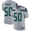 Men’s Seattle Seahawks #50 K.J. Wright Grey Nike NFL Alternate Vapor Untouchable Limited Jersey