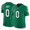 Men’s Philadelphia Eagles #0 Bryce Huff Kelly Green 2024 F.U.S.E. Vapor Untouchable Limited Football Stitched Jersey
