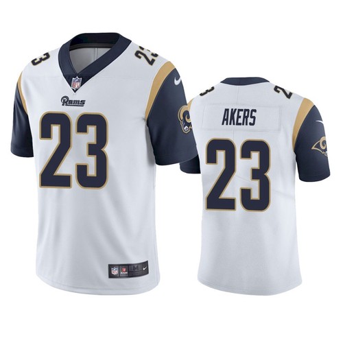 Nike Los Angeles Rams #23 Cam Akers White Men’s Stitched NFL Vapor Untouchable Limited Jersey