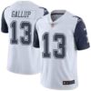 Nike Men’s Dallas Cowboys 13 Michael Gallup White Color Rush Limited Jersey
