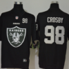 Men’s Las Vegas Raiders #98 Maxx Crosby Black 2020 Big Logo Number Vapor Untouchable Stitched NFL Nike Fashion Limited Jersey