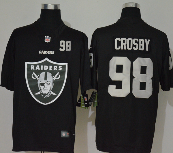 Men’s Las Vegas Raiders #98 Maxx Crosby Black 2020 Big Logo Number Vapor Untouchable Stitched NFL Nike Fashion Limited Jersey