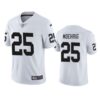 Men’s Las Vegas Raiders #25 Trevon Moehrig White Vapor Limited Nike Jersey
