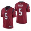 Men’s Houston Texans #5 Tyrod Taylor Red Vapor Untouchable Limited Stitched Jersey