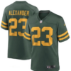 Men’s Green Bay Packers #23 Jaire Alexander Green Yellow 2021 Vapor Untouchable Stitched NFL Nike Limited Jersey
