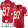 Nike Chiefs #97 Alex Okafor Red Super Bowl LIV 2020 Team Color Men’s Stitched NFL Vapor Untouchable Limited Jersey