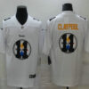 Men’s Pittsburgh Steelers #11 Chase Claypool White 2020 Shadow Logo Vapor Untouchable Stitched NFL Nike Limited Jersey