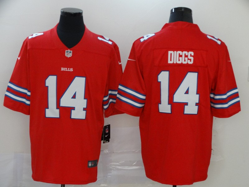 Men’s Buffalo Bills #14 Stefon Diggs Red 2020 Vapor Untouchable Stitched NFL Nike Limited Jersey