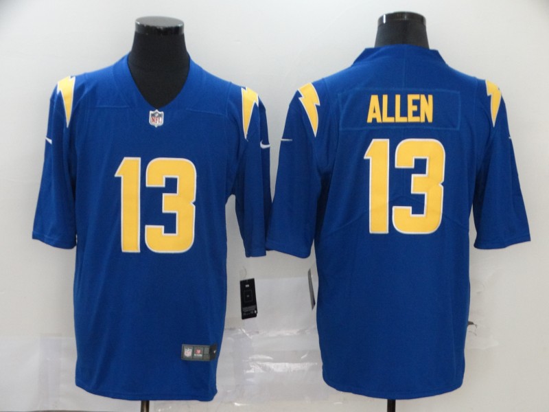 Men’s Los Angeles Chargers #13 Keenan Allen Royal Blue 2020 NEW Color Rush Stitched NFL Nike Limited Jersey