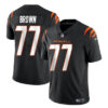 Men’s Cincinnati Bengals #77 Trent Brown Black Vapor Untouchable Limited Stitched Jersey