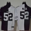 Men’s Chicago Bears #52 Khalil Mack Black White Peaceful Coexisting 2020 Vapor Untouchable Stitched NFL Nike Limited Jersey