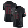 Men’s San Francisco 49ers #16 Joe Montana Black Impact Limited Stitched Jersey