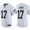 Men’s Las Vegas Raiders #17 Davante Adams White Vapor Limited Stitched Jersey