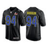 Men’s Los Angeles Rams #94 A’Shawn Robinson 2022 Black Super Bowl LVI Game Stitched Jersey