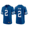 Men’s Indianapolis Colts #2 Matt Ryan Blue Stitched Football Jersey