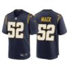 Men’s Los Angeles Chargers #52 Khalil Mack Navy Vapor Untouchable Limited Stitched Jersey