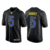 Men’s Los Angeles Rams #5 Jalen Ramsey 2022 Black Game Stitched Jersey