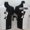 Men’s San Francisco 49ers #7 Colin Kaepernick White Black Peaceful Coexisting 2020 Vapor Untouchable Stitched NFL Nike Limited Jersey