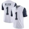 Men’s Nike Cowboys #1 Cedrick Wilson White Stitched NFL Limited Rush Jersey