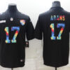 Men’s Las Vegas Raiders #17 Davante Adams Black Crucial Catch Limited Stitched Jersey