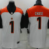 Men’s Cincinnati Bengals #1 JaMarr Chase White 2020 Vapor Untouchable Stitched NFL Nike Limited Jersey