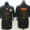 Men’s Cincinnati Bengals #9 Joe Burrow Black 2021 Vapor Untouchable Stitched NFL Nike Limited Fashion Jersey