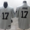 Men’s Las Vegas Raiders #17 Davante Adams Grey Limited Stitched Jersey