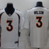 Men’s Denver Broncos #3 Russell Wilson White Vapor Untouchable Limited Stitched Jersey
