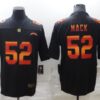 Men’s Los Angeles Chargers #52 Khalil Mack Black Fashion Limited Stitched Jersey