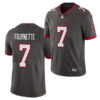 Men’s Tampa Bay Buccaneers #7 Leonard Fournette Gray Vapor Untouchable Limited Stitched Jersey