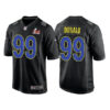 Men’s Los Angeles Rams #99 Aaron Donald 2022 Black Super Bowl LVI Game Stitched Jersey
