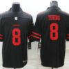 Men’s San Francisco 49ers #8 Steve Young Black Vapor Untouchable Stitched NFL Nike Limited Jersey