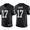 Men’s Las Vegas Raiders #17 Davante Adams Black Vapor Limited Stitched Jersey