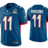Men’s Dallas Cowboys #11 Micah Parsons Blue 2022 Pro Bowl Vapor Untouchable Stitched Limited Jersey
