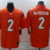 Men’s Cincinnati Bengals #2 Evan McPherson NEW Orange 2021 Vapor Untouchable Stitched NFL Nike Limited Jersey
