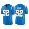 Men’s Los Angeles Chargers #52 Khalil Mack Blue Vapor Untouchable Limited Stitched Jersey