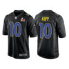 Men’s Los Angeles Rams #10 Cooper Kupp 2022 Black Super Bowl LVI Game Stitched Jersey