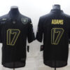 Men’s Las Vegas Raiders #17 Davante Adams Black Salute To Service Limited Stitched Jersey