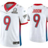 Men’s New England Patriots #9 Matt Judon White 2022 Pro Bowl Vapor Untouchable Stitched Limited Jersey