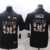 Men’s Los Angeles Chargers #52 Khalil Mack Black Statue Of Liberty Limited Stitched Jersey