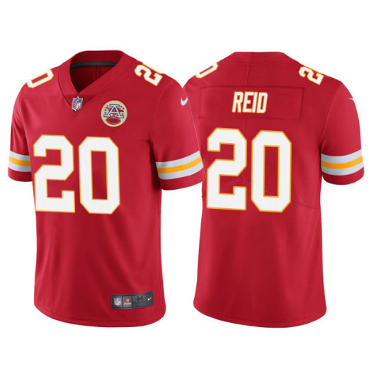 Men’s Kansas City Chiefs #20 Justin Reid Red Vapor Untouchable Limited Stitched Jersey