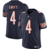 Men’s Chicago Bears #4 D’Andre Swift Navy Vapor Football Stitched Jersey