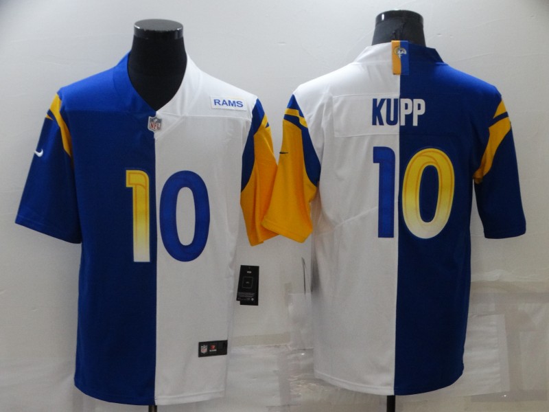 Men’s Los Angeles Rams #10 Cooper Kupp Blue White Two Tone 2021 Vapor Untouchable Stitched Nike Limited Jersey