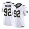 Men’s New Orleans Saints #92 Chase Young White 2023 F.U.S.E Vapor Limited Football Stitched Jersey