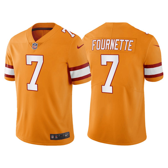 Men’s Tampa Bay Buccaneers #7 Leonard Fournette Golden Vapor Untouchable Limited Stitched Jersey