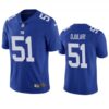 Men’s New York Giants #51 Azeez Ojulari Blue Vapor Untouchable Limited Stitched Jersey