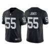 Men’s Las Vegas Raiders #55 Chandler Jones Black Vapor Limited Stitched Jersey